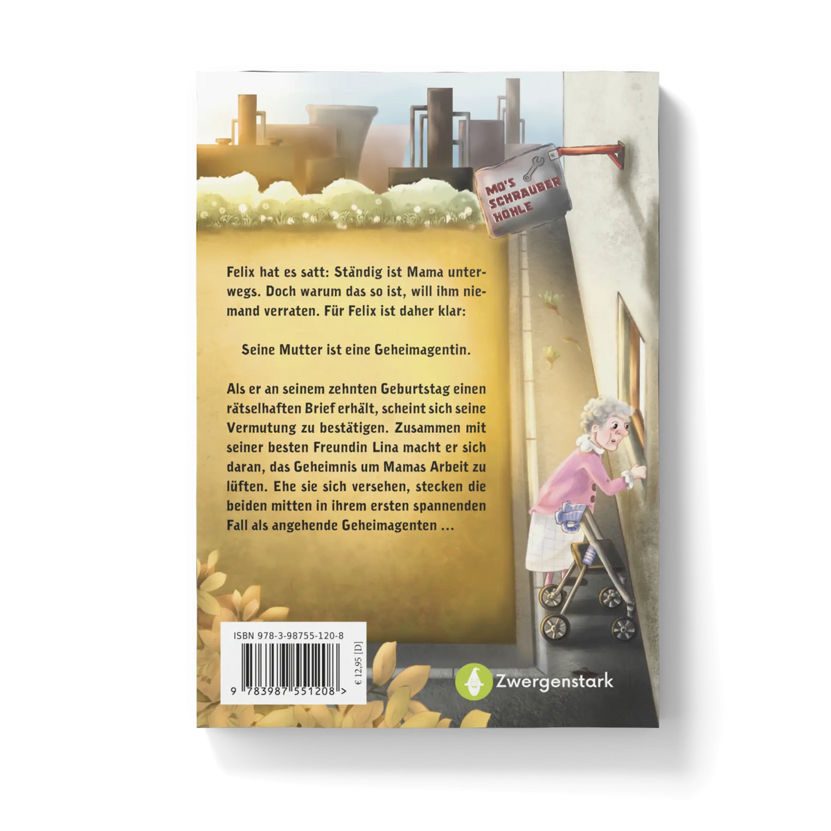 Frontcover vom Kinderbuch "Die Baumhaus-Agenten: Im Visier der Spinne", ein Kinderroman ab 8 Jahren von Anna Trenkwald über Freundschaft, Mut und Abenteuer