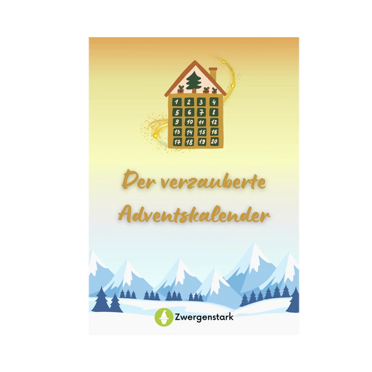 Frontcover vom Kinderbuch "Der magische Adventskalender", ein E-Book für Kinder ab 5 Jahren über Winter, Weihnachten und Abenteuer