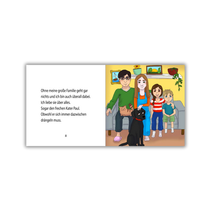 Seiten 8 und 9 vom Kinderbuch "Bruno und der Käsedieb", ein Bilderbuch ab 4 Jahren über Abenteuer, Freundschaft und Ehrlichkeit von Ingo Ebert und Zwergenstark
